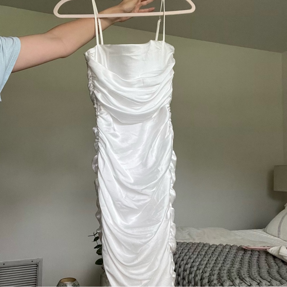 Cooper Midi Dress in White by Nookie
